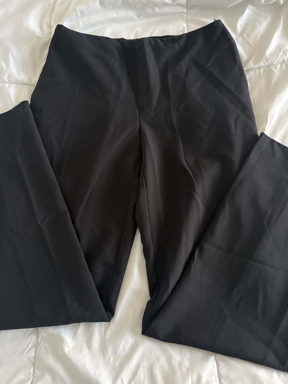 AGB Byer California Black High-Rise Side-Zip Trousers Size 6